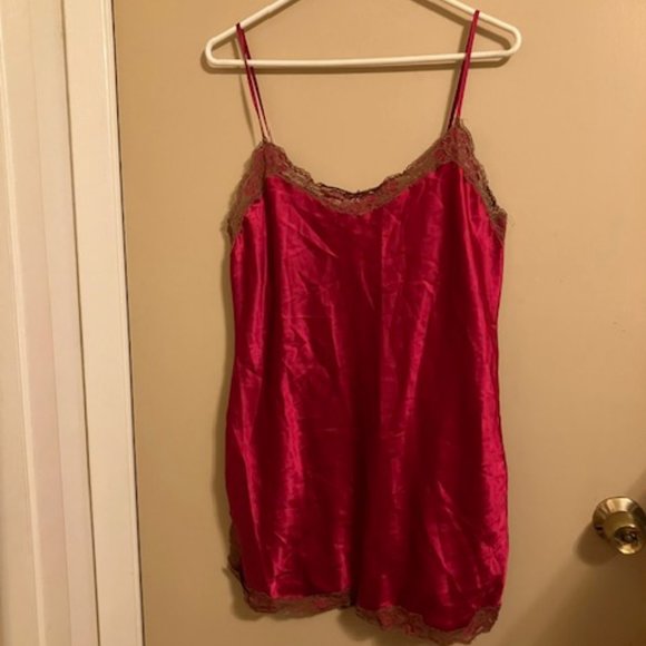 Victoria S Secret Intimates Sleepwear Victorias Secrets Deep Red Lacey Lingerie Poshmark